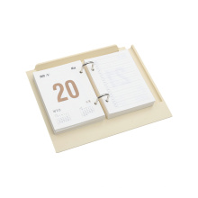 manufacture custom manufacturing promotional shipping printing pocket souvenir  case monthly desk calendar table with sticky note pad